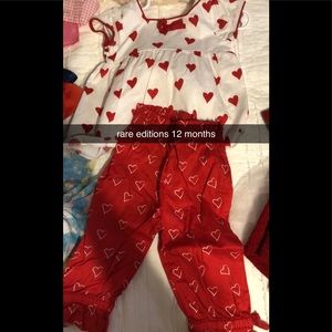 rare editions 12 month valentine’s day outfit